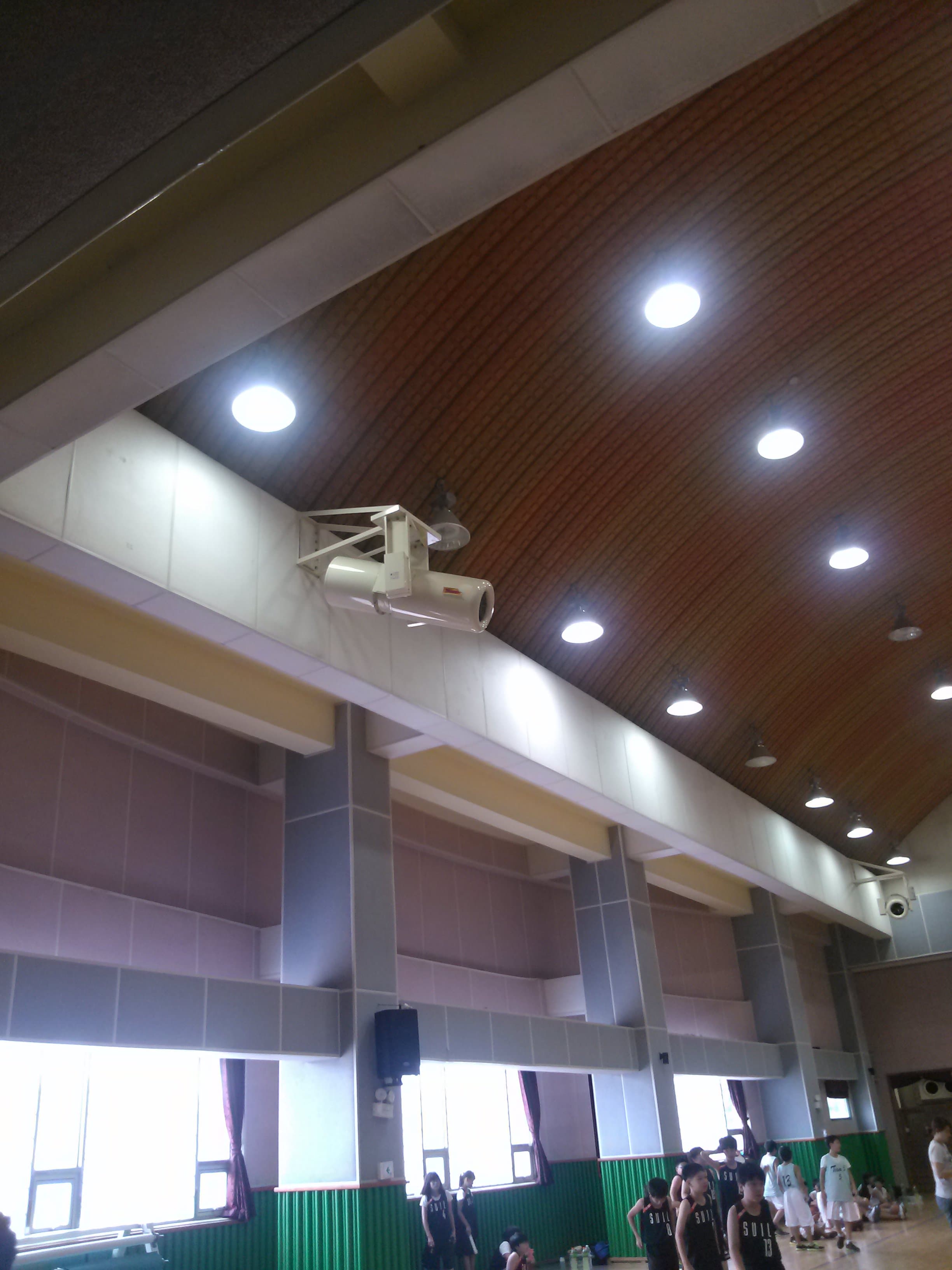 농구장 공기순환장치